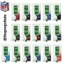 MerriView Hill NFL Minnesota Vikings Pet Waste Bag Organizer & Dispenser with 4 FREE Rolls of Football-Themed, Bio-Based Pet Waste Bags, White (3C00207-VIKG)