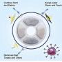 TUOWS Pet Fountain Filters Replacement Activated Carbon Filters for Cats and Dogs Automatic Water Dispenser