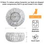Dog Bed - Comfortable Pet Bed - Ultra Soft Fabric - Machine Washable - Self Warming Round Dogs and Cats Bed