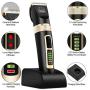 CAHTUOO Dog Clippers 2-Speed Heavy Duty Professional Pet Grooming Clippers Kit Rechargeable Cordless Quiet Pet Hair Shaver for Small and Large Dogs Cats and Other Pets