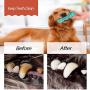 Terunat Indestructible Dog Toys Pet Anxiety Chewing Dog Toy Stick Made of Natural Rubber.