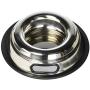Indipets Stainless Steel Spill Proof Splash Free Dog Bowl - Removable Cover and Easy Pick Up Grip Handle