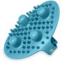 PetWell Massaging Groomer De-Shedding Brush for All Size Pets (Dogs, Cats) with Short or Long Hair