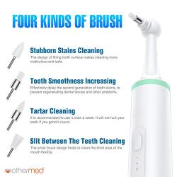mothermed Electric Pet Tooth Brush Head Use to Remover Stubborn Stains and Dental Stones Cleaning for Dog and Cat