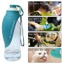Banriwowi Dog Water Bottle for Walking,Pet Water Dispenser Feeder containers Drinking Cups and bowlsr,Suitable for Hiking, Parking and outdoor20 OZ