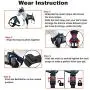 MUDINPET Dog Harness No Pull, Dog Vest Harness for Large Medium Small Puppy Dogs, Adjustable Comfort Fit Easy Control Walking Pet Harness with Handle … MUDINPET Dog Harness No Pull, Dog Vest Harness for Large Medium Small Puppy Dogs, Adjustable Comfort Fit Easy Control Walking Pet Harness with Handle …
