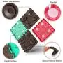 BLANDSTRS Pet Slow Feeder Dog Bowl & Lick Mat for Dogs and Cats, Dog Licking Pads for Slower Healthier Eating and Slow Dispensing Treat Mat Suctions to Wall for Dog Bathing, Grooming 4 Pcs