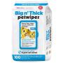 Petkin Petwipes – Big n Thick Extra Large Pet Wipes for Dogs and Cats – Cleans Face, Ears, Body and Eye Area – Super Convenient, Ideal for Home or Travel