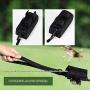 YIMUMU Dog Poop Bag Dispenser for Leash Attachment Waste Bag Holder Pet Garbage Bag Carrier Case with Key Carabiner Clip for Outdoors Waiking Running & Hiking, Black