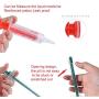Pet Pill Popper Pill Gun for Cats Pet Syringe Feeding Oral Tablet Capsule or Liquid Feeding Kit Silicone Syringes for Dog Cat Pill Shooter