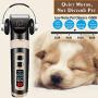 INKEIP Dog Shaver Clippers Professional 3-Speed Cordless Pet Hair Grooming Clippers Kit Low Noise/Quiet Heavy Duty Rechargeable Electric Animal Trimmer Set for Small and Large Dogs Cats,Thick Coats