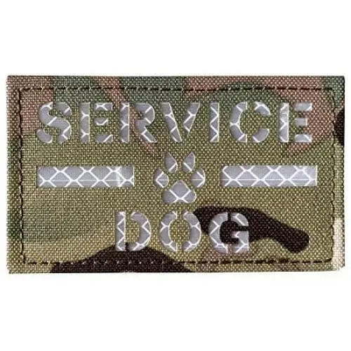 jujupups 2x3.5 Reflective Service Dog Ask to Pet Tactical Patchs Hook-Fastener Backing (Multicam) jujupups 2x3.5 Reflective Service Dog Ask to Pet Tactical Patchs Hook-Fastener Backing (Multicam)