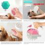 YAOMAISI 3 in 1dog Bath Brush,pet Grooming Massage Shower Head Sprayer,Shampoo Shower Gel Dispenser,Suitable for use in bathrooms and Outdoor Gardens,Dog cat Massage and Grooming