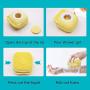 yimea Pet Grooming Brush Bath Brush- Pet Massage Brush Shampoo Dispenser-Soft Silicone Brush Rubber Bristle for Dogs and Cats Shower Grooming