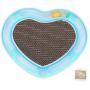 HERCHR Cat Scratching Pad Board Pet Kitten Heart-Shaped Scratcher Bell Balls Training Toys,3 Colors