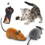 GMWZ Cat Toys Remote Control Wireless RC Simulation Mouse Toy, Electronic Rat Mice Toy for Kitten Cat Novelty Toy,Gray