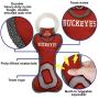 Pets First NCAA Ohio State Buckeyes Dental Dog TUG Toy with Squeaker. Tough PET Toy for Healthy Fun, Teething & Cleaning Pets Teeth & Gum. (OH-3310)