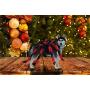 senyouth Christmas Dog Toys, Dog Spider Costume Fun Party Dress Up Accessories Furry Small to Medium Dogs Simulation Spider Pet Costume Cosplay Dress Up Christmas Dog Costume Toy Accessories