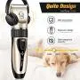 [2020 Upgrade] Dog Grooming Clippers, Professional 5-in-1Rechargeable Dog Hair Clippers Kit with Low Noise, Superior Painless Pet Hair Grooming/Trimming/Shaving, Perfect for Small Medium Dogs & Cat