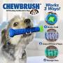 BulbHead Chewbrush Toothbrush Dog Toothbrush and Dog Toy - No Dog Toothpaste Required - Great Dog Teeth Cleaning Toys