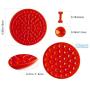 Dog Silicone Shampoo Brush, Easy to Clean Dog Bath Brush, Soft Massage Comb Brushing for Medium to Long Haired Medium Large Pets and Cats（2 Pack