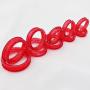 NikoNiko 10 Sparkling Red Rubber Rings Thumb Ring Sizing Insert for Grooming Scissors : 5L 5S