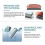 LANMU Pet Hair Remover for Couch, Cat Dog Hair Removal Set, Pet Fur Remover Brush Comb for Cleaning Carpet, Sofa, Furniture, Car Interior (2 Pack)