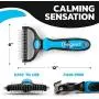 Dogeez Dematting Tool for Dogs | Gentle Grooming to Detangle Matted Fur and Stop Shedding | Dual Sided Undercoat Rake for Small, Medium and Long Hair Dog, Cat, and Other Pets | Undercoat Brush Comb Dogeez Dematting Tool for Dogs | Gentle Grooming to Detangle Matted Fur and Stop Shedding | Dual Sided Undercoat Rake for Small, Medium and Long Hair Dog, Cat, and Other Pets | Undercoat Brush Comb