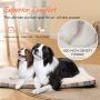 Fluffy Care Dog Bed Crate Pad Mat Pet Bed Puppy Bed Mat Mattress Kennel Pads 24 30 36 42 inch for Large Medium Small Dogs Cats Machine Washable Super Soft Cozy Non-Slip Bottom