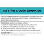 PET STAIN & ODOR ELIMINATOR with Urine Destroyer Enzymes. Dual action urease and 2X biological cleaners attack dog and cat waste and pee. FRAGRANCE FREE, safe for pets, surfaces and cleaning machines