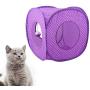 Sheens Cat Tunnel, Oxford Waterproof Dot Tent Foldable Pop-up Cat Cube Tent Hide Tunnel Indoor Outdoor Interactive Toys for Cats Kitten Kitty
