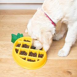 ZippyPaws - Happy Bowl - Slow Feed Dog Bowl - Up to 10x Slower Eating - Dishwasher Safe, Non Slip