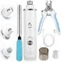Zacro Pet Nail Grinder Set - 50 DB Ultra Quiet Electric Dog Nail Grinder, Professional 2-Speed Rechargeable Pet Nail Trimmer Claw Care, 18h Working Time for Small Medium Large Dogs & Cats Zacro Pet Nail Grinder Set - 50 DB Ultra Quiet Electric Dog Nail Grinder, Professional 2-Speed Rechargeable Pet Nail Trimmer Claw Care, 18h Working Time for Small Medium Large Dogs & Cats