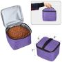 Teamoy Dog Travel Bag, Week Away Dog Supply Tote Bag, Included 2 Silicone Collapsible Bowls, 1 Food Carrier, 1 Water-Resistant Placemat