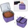 Teamoy Dog Travel Bag, Week Away Dog Supply Tote Bag, Included 2 Silicone Collapsible Bowls, 1 Food Carrier, 1 Water-Resistant Placemat
