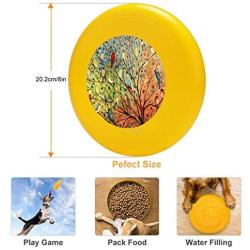 Pet Frisbee Flying Disc Dog Toy - Multifunction 27 Birds Jennifer Lommers