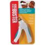 Petmate 89824 Furbuster Guillotine Dog Nail Trimmer, Small, TEAL/PEARL