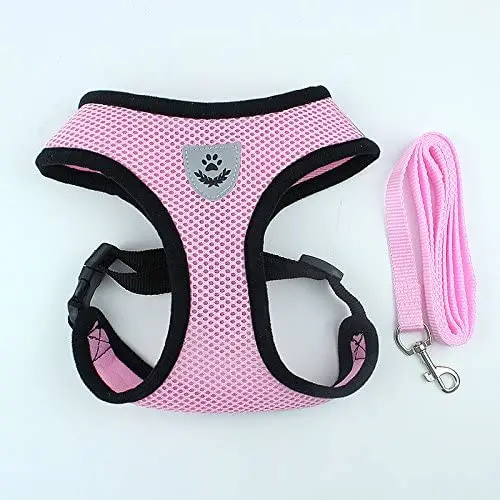 Pet Dog Vest Harnesses Puppy Cotton Polyester Adjustable Dog Mesh Harness Travel Chest Strap Vest Reflective Pet Dog Vest Harnesses Puppy Cotton Polyester Adjustable Dog Mesh Harness Travel Chest Strap Vest Reflective