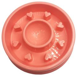 Pet Cuisine Non-Skid Slow Feeder Dog Bowl Anti-Gulping Interactive Puppy Slower Food Feeding Dishes