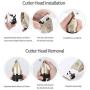 VARWANEO Dog Clippers pet Grooming Clippers Dog Shaver Clippers Low Noise Rechargeable Cordless Dogs Cats Horse Grooming Clippers - Professional Pet Hair Clippers with Comb Shaver VARWANEO Dog Clippers pet Grooming Clippers Dog Shaver Clippers Low Noise Rechargeable Cordless Dogs Cats Horse Grooming Clippers - Professional Pet Hair Clippers with Comb Shaver