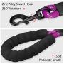 PoyPet Dog Harness and Leash Combo, Escape Proof No Pull Vest Harness, Reflective Adjustable Soft Padded Pet Harness with Handle for Small to Large Dogs(Purple,S)
