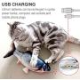 Bandeiman Fish Toy for Cat Realistic Plush Simulation Electric Moving Flopping Fish Fun Interactive Catnip Pets Cat Kick Chew Fish Toy