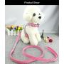 Newtensina Fashion Puppy Harness with Diamantes and Lead Cute Girl Bling Dog Harness with Bling Leash for Small Dogs Newtensina Fashion Puppy Harness with Diamantes and Lead Cute Girl Bling Dog Harness with Bling Leash for Small Dogs