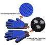 PETYSON Pet Grooming Glove (Right Hand) & Nail Clippers 2 Pack Set, Gentle Deshedding Brush Glove [Anti-bite] [Protect Skin] [Wear-Resistant] [Remove Hair] Suitable for Dog & Cat