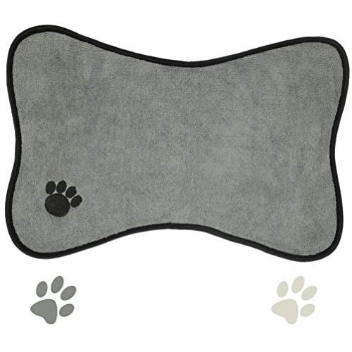 Ptlom Dog and Cat Medium and Small Placemat, Pet Food and Water Mat Suitable for Medium and Small Pets, Prevent Water and Food from Spilling, Cotton