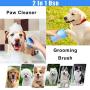 Emoly Portable Dog Paw Cleaner Upgrade Dog Cleaning Brush Paw Cleaner for Small/Medium Dogs (New, Blue)