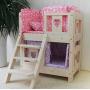 YAMEIJIA Pet Bed, bunk Bed, Double Solid Wood Bed, Kennel, pet nest,XS