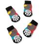 Harfkoko Pet Heroic Anti-Slip Knit Dog Socks&Cat Socks with Rubber Reinforcement, Anti-Slip Knit Dog Paw Protector&Cat Paw Protector for Indoor Wear, Suitable for Small&Medium&Large Dogs&Cats