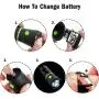 2 Set Waste Bags Holder Dispenser Include 2 Pieces LED Flashlight Waste Dispenser and 2 Rolls of Leak-Proof Dog Poop Waste Bags (Green)