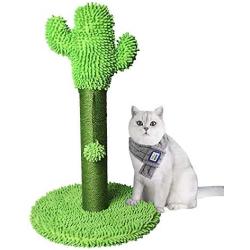 Dolebean Cactus Cat Scratcher Sisal Scratching Post and Tree with Dangling Ball 25.7'' Protect Furniture